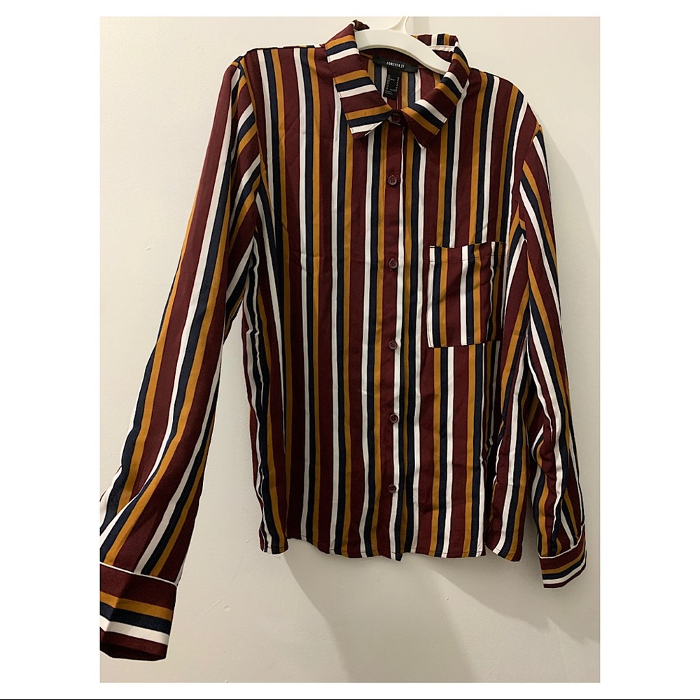Forever 21 Striped shirt M